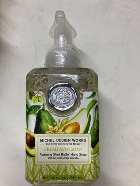 Michel Design Works Shea Butter Hand Soap "Fresh Avocado" 17.8 Oz. 530 ml New